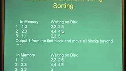 Lecture -15 Query Processing and Optimization II