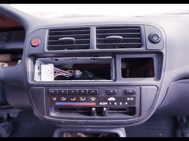 Auto Front Dash Mittel konsole Klimaanlage Installation A/C