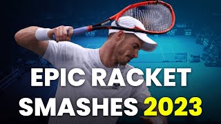 EPIC Tennis Racket Smashes - Best Of 2023!