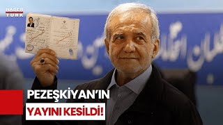 Devlet Televizyonu İran Hurbaşkanı Pezeşkiyanın Yayınını Yarıda Kesti