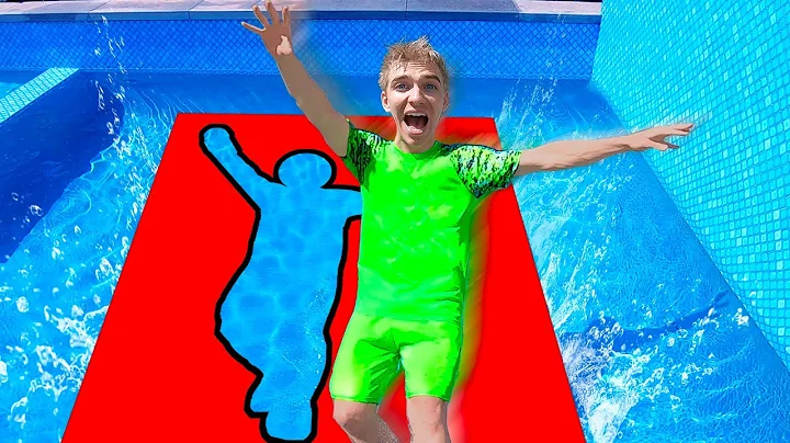 Jumping Through IMPOSSIBLE Shapes into Backyard Pool! (Sharer Family Vacation $10,000 Challenge)
