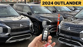 Top Of The Line - Mitsubishi Outlander 2024 GT - Black Diamond with Light grey interior!