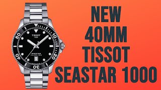 New 40mm Tissot Seastar 1000  Affordable 300m Dive Watch High Accuracy Quartz Grand Seiko 9f Level