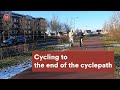 Winter ride to the end of the cyclepath