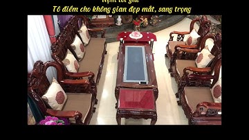 Review NỆM LÓT GHẾ GỖ , LÓT GHẾ SOFA - RÈM MÀN MINH NGUYỆT BMT - 0914 032 573