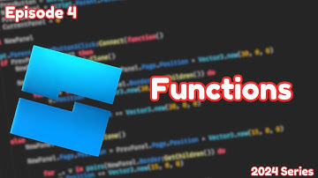 Functions: Roblox Studio Beginner Series Episode 4 (2024-25)