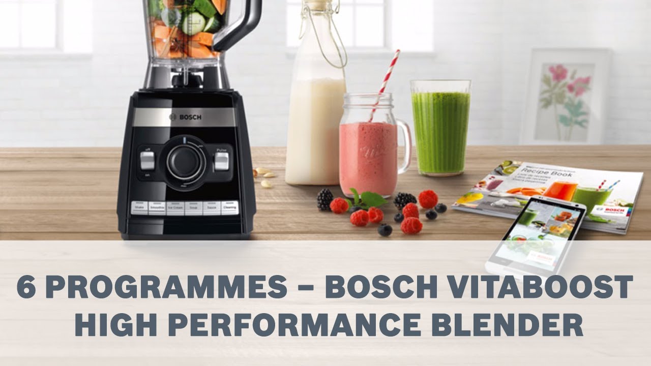 6 Programmes – Bosch VitaBoost Performance -