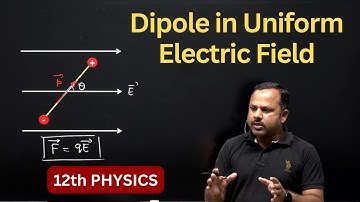 Electric dipole in Uniform Electric field | Electric charges and field | class 12 Physics | #cbse