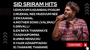 Sid Sriram Melody Hits 3 | sid sriram melody songs collection | Sid Sriram Songs Jukebox|Tamil Songs