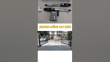 Cổng mở cánh thì nên lắp motor nào? #motormocanh #congmocanh #taydon #shorts