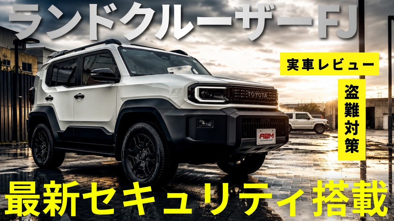 Land Cruiser FJ] A Thorough Guide to Recommended Car Security