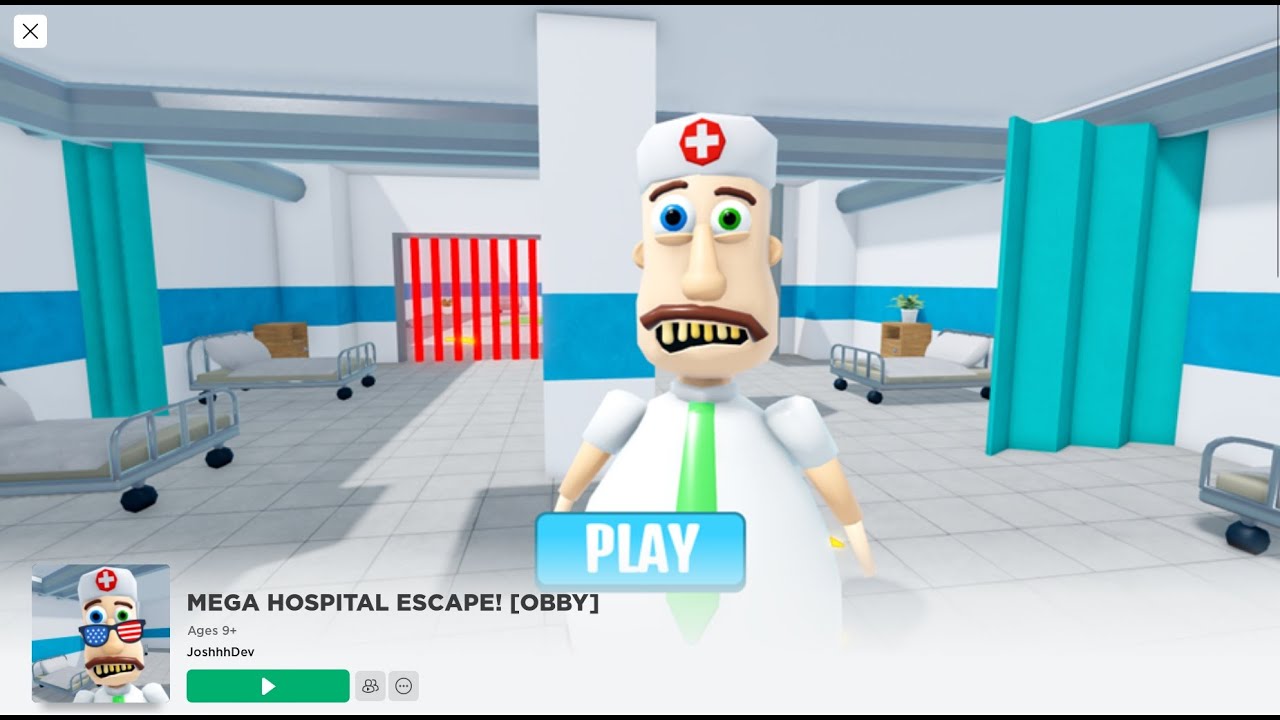 MEGA HOSPITAL ESCAPE! OBBY 