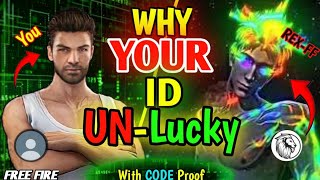 Why Your Free Fire ID Unlucky | How To Increase Your Luck 🍀 #freefire @REX-FF #how screenshot 3