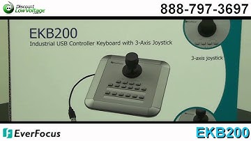 Security Camera USB Keyboard Controller - Everfocus EKB200