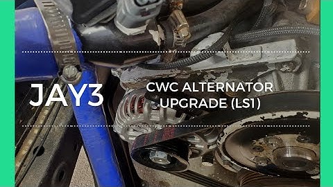 Rb25det Neo CWC alternator upgrade
