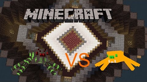 Mutant Forest Spider VS Thunder Spider - Minecraft Mob Battles