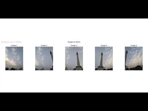 Stitching images to create panorama image with SIFT keypoints