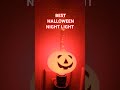 CUTE HALLOWEEN BUBBLE NIGHT LIGHT #halloween #nightlight #bubble #holiday #shorts  #pumpkin