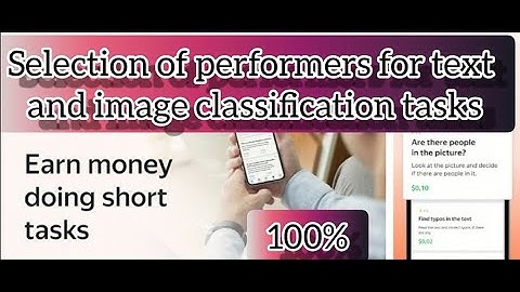 Selection of performers for text and image classification tasks