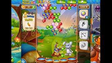 Forest Rescue bubble pop level 16