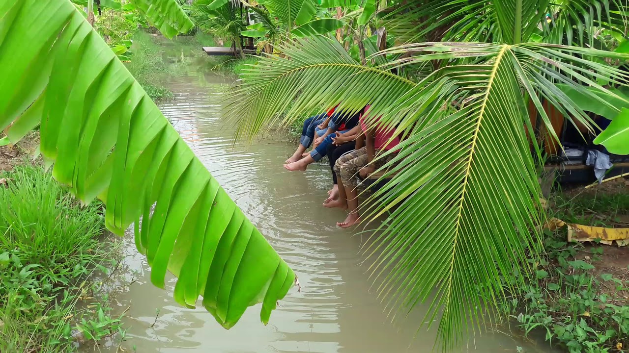 สวนอาหารในสวนกล้วย อาหารอร่อย บรรยากาศดี ทิวทัศน์สวยงามที่พนมทวน