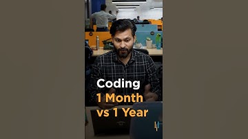🔥Coding: 1 Month vs 1 Year #shorts #simplilearn