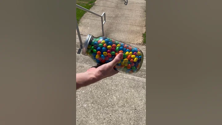 Totally normal jar rolling down some stairs #asmr #bottle #asmrbottle #vfx