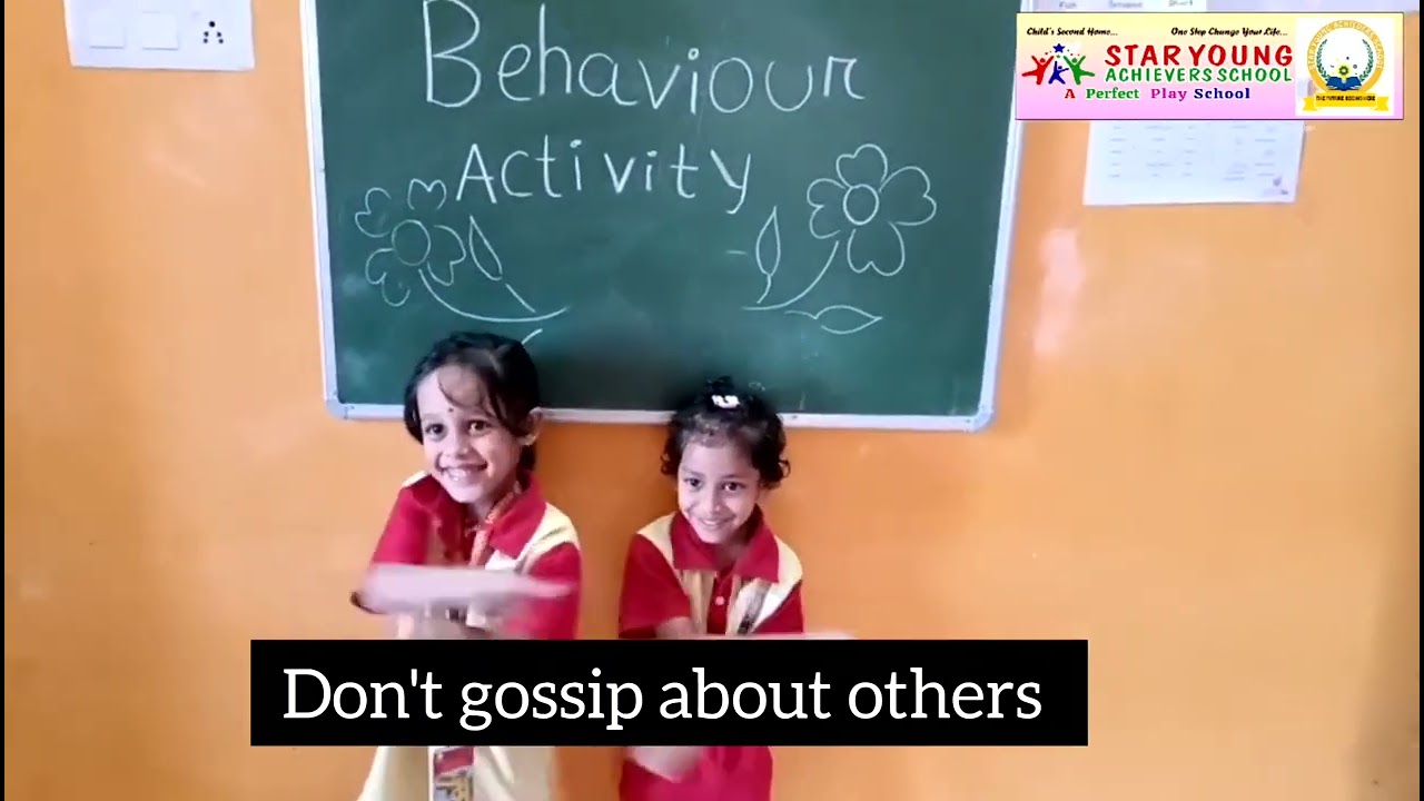 Behaviour activity is a method  used to guide students towards positive conduct,Develop social skill