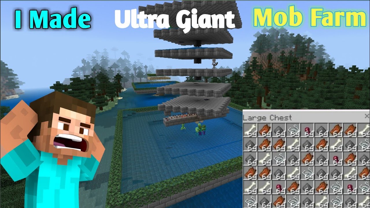 I Made Ultra Giant Creeper Farm | Mob Farm | In Minecraft | (Hindi ...