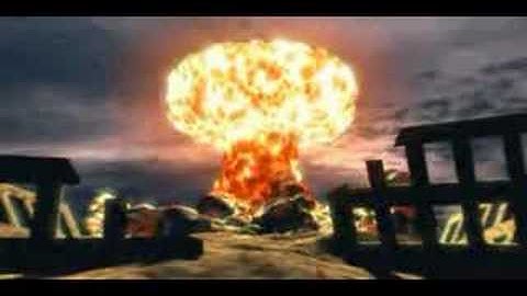Nuclear explosion made in 3D Studio Max