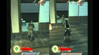 Tenchu: Wrath Of Heaven PS2 Multiplayer Coop Mission 3 Castle A ω/ ㊌Tamy24391㊌ HD