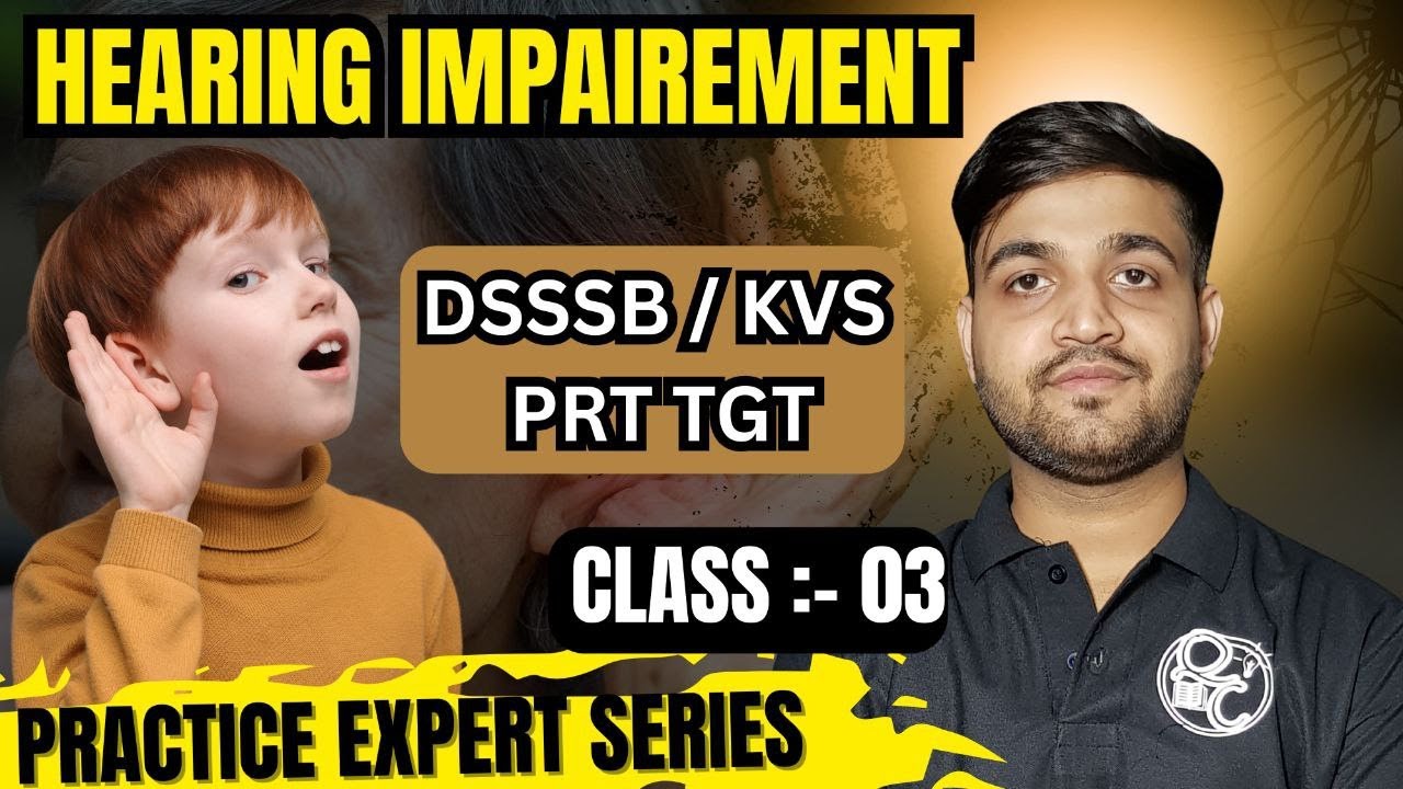 CLASS - 03 Special Education TGT, PRT || PRACTICE EXPERT SERIES DSSSB/KVS @SpecialEducationExpert ​