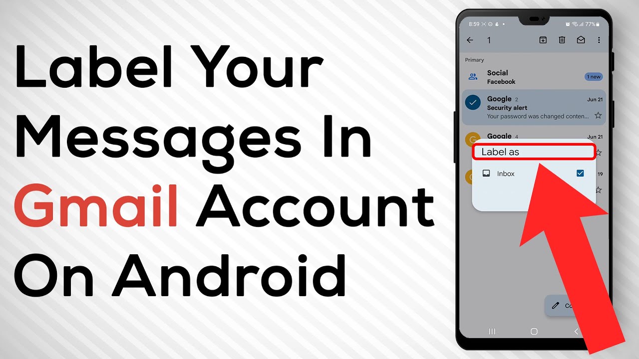 How To Label A Message In Gmail On Android YouTube