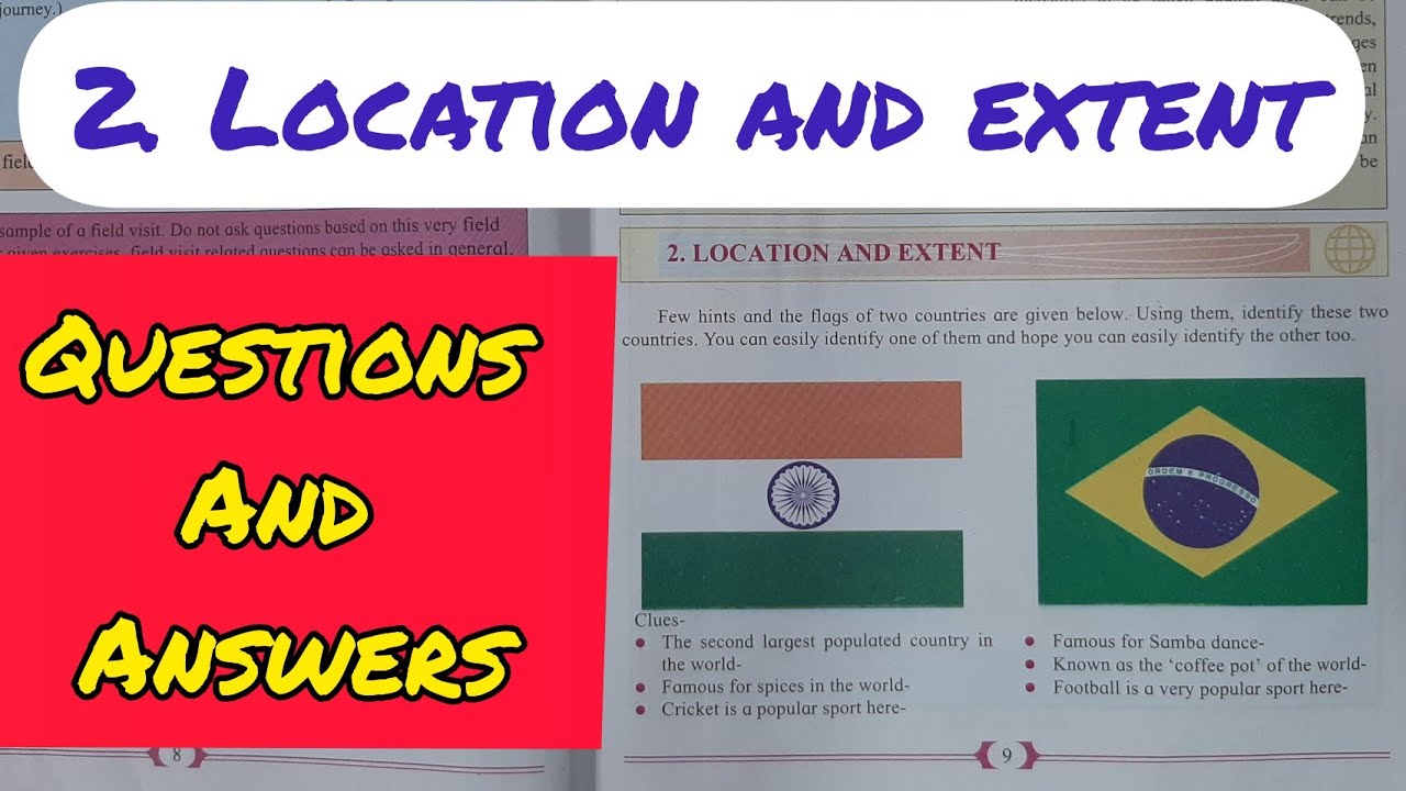 10th Std Geography Chapter 2 LOCATION AND EXTENT QUESTIONS AND ANSWERS/EXERCISE CLASS 10