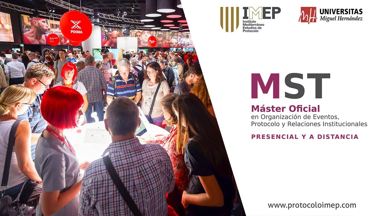 Máster Oficial en Organización de Eventos, Protocolo y Relaciones Institucionales