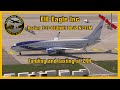 EIE Eagle Inc Boeing 737-8BBJ2 landing runway 14 and taxiing to the stand at ZRH (with live ATC)