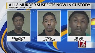Three charged after Fayetteville man found dead in Harnett County