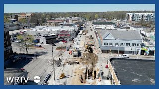 Broad Ripple construction resumes, as do headaches