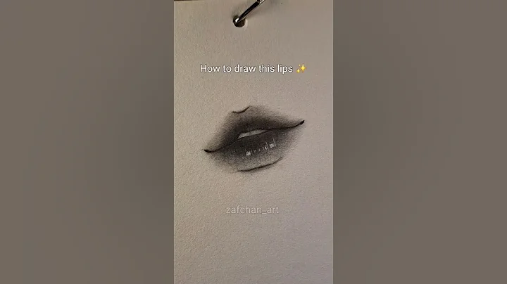 How to draw lips ✨️ #drawing #lips #tutorial #art #shorts thumbnail