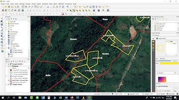 การใช้ Qgis เพื่อทำรูปแปลง เบื้องต้น