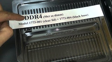 DDR4 memory tray clamshell esd (www.memorypack.com.tw)