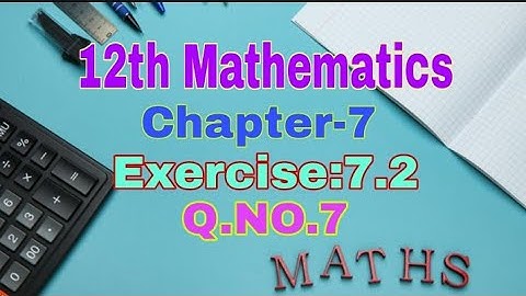 12th Mathematics||Chapter-7|| Exercise:7.2||Q.No.7||Tangent and Normal||