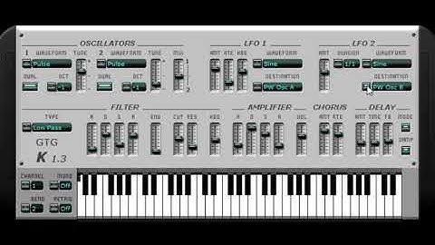 FREE VST SYNTH GTG K1 3  SOUND DEMO