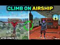 HOW TO CLIMB ON AIRSHIP WITH GUNS IN FREE FIRE || CLIMB ON AIRSHIP - GARENA FREE FIRE