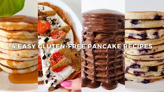 Fluffy Gluten free Pancakes  4 Easy & Healthy Pancake Recipes