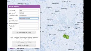 How To Register A London Luton Airport Noise Complaint Using TraVis screenshot 1