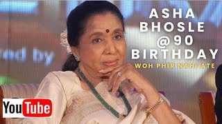 Asha Bhosle 90th Birthday | Woh Phir Nahi Ate   #asha@90