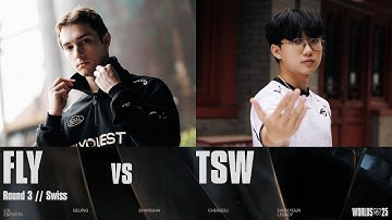 FLY vs TSW | WORLDS 2025 | Swiss | Game 01 | FlyQuest vs Team Secret Whales
