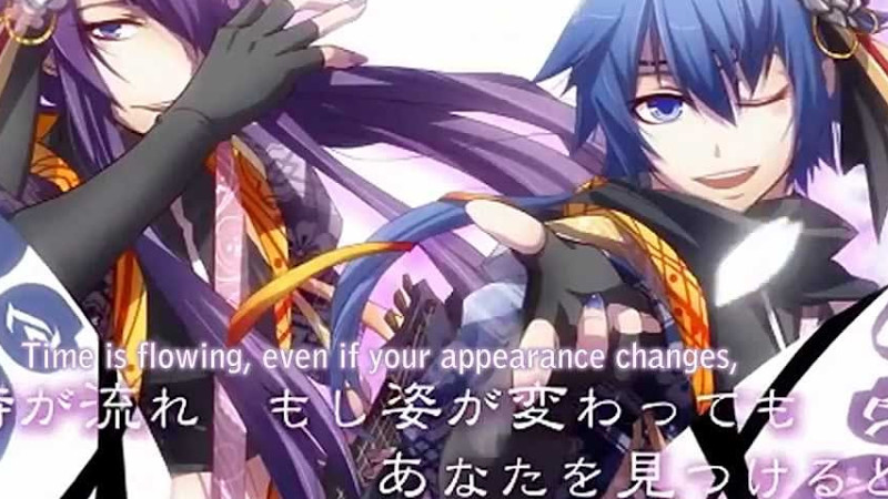 Kamui Gakupo, Kaito, Kagamine Len - Cherry Blossoms, Falling -Beautifully- (桜舞イ散リヌ-麗-)