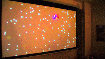 Controlling a Projector with a laser pointer - amazing touch screen!